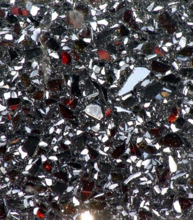 Black Square Terrazzo Tiles