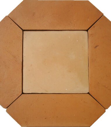 Picket and Square Clay Floor Tiles
