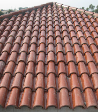 Spanish Glazed Roof Tile 11"
