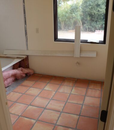 12x12 inch Natural Terracotta Bathroom Floor Tiles Pakistan